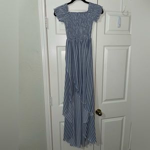 Show Me Your Mumu blue high-low dress in Large.